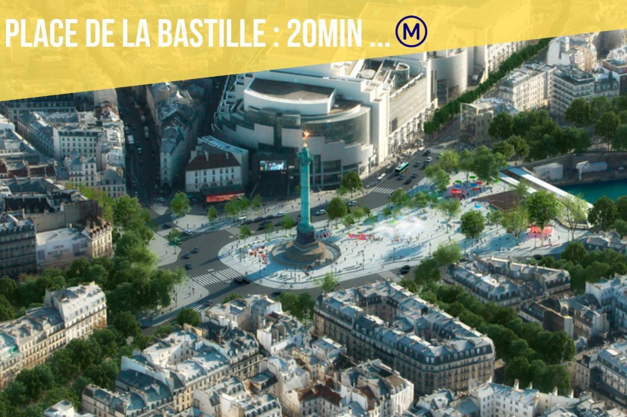 Immotovo - Suite Moderne - Paris 8 Min - Parking - Netflix Villejuif Exterior foto